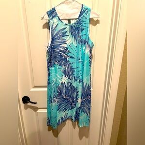 Tropical elegance! A line dress